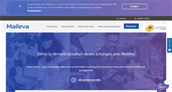Desktop Screenshot of maileva.com